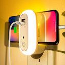 USB Remote Control Wall Lamp Timing Dimming Night