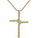 Cross Pendant New Simple Necklace Titanium Steel Plating