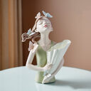 Home Decor Girl Figurine Resin Sculpture Abstract Art