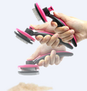 Curly Dog Hair Removal Comb Grooming Brush Stainless
