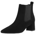 Short Boots Women's Leather Thick Heel Mid-heel