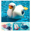 Baby Bath Toys Cute Cartoon Goose Dolphin Swimming