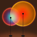 Live Broadcast Background Atmosphere Lights Sunset