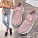 Casual Ladies Shoes Breathable Women Flying Knit Sports