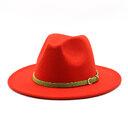 Woolen Hat Big Brimmed Jazz Felt