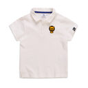Summer Elastic Cotton Solid Color Short Sleeve Men''s