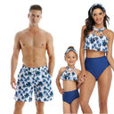 Parent-child Swimwear Beach Pants Men And Women Adult