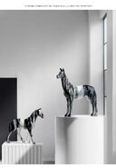 Nordic Light Luxury Horse Decoration Office Wine Cabinet