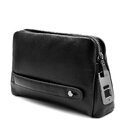 Mens Wallet Fingerprint Lock Bag First Layer Cowhide