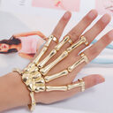 Punk Exaggerated Metal Texture Double Finger Ghost Hand