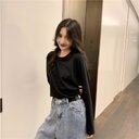 Bottoming Shirt Long Sleeve T-shirt Women''s Wear Clothes