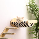 Pine Wood Cat Climbing Frame Wall Hammock Staircase