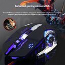 Mechanical Wired Gaming Luminous USB Mouse