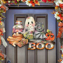 Halloween Wooden Pumpkin Decoration Listing Indoor Christmas Wine