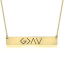 European And American Fashion One Word Horizontal Bar
