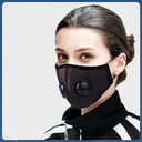 Double Breathing Valve Mask Washable And Replaceable Filter