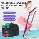 Fitness Long Resistance Bands Fabric Set Exercise Workout