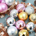 34 Christmas Ball Set 4cm Ornaments