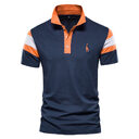 Men's Casual POLO Shirts Slim Short-sleeved T-shirts