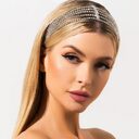 Flash Diamond Rhinestone Elastic Headband Hair Accessories Five