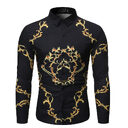 New Mens Long Sleeve Shirts Slim Fit Casual