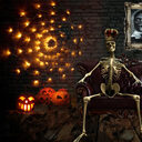 Halloween Led Spider Web String Light 5v Remote