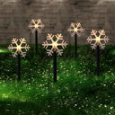 Christmas Snowflake Garden Lights Outdoor Waterproof Decor Ground