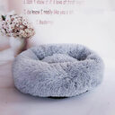 Small Dogs Round Plush Cat Litter Kennel Pet