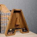 Wooden Letter Piggy Bank Creative Nordic Style