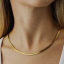 Chunky Necklace Double Snake Chain
