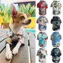 Dog Spring And Summer Thin Shirt Corgi Blue