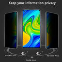 Anti Spy Screen Protector Tempered Glass For Note