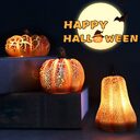 New Halloween Pumpkin Lantern Simulation LED Candle Lamp