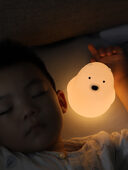 Little White Bear Pat Light Silicone Soft Sleep