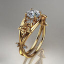 Jewelry Diamond Ring Creative Flower Women
