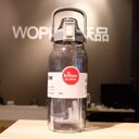 Water Glass Straw Bottle With Scaled Material Sports
