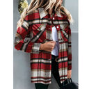 Autumn And Winter European American Women's New Plaid