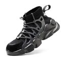 Flying Woven Breathable Protective Safety Shoes Large Size
