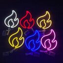 Neon LED Flame Light Creative Ins Net Red