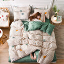 Bedding Printed Bed Four-piece Aloe Cotton Sheet Type
