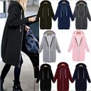 Hooded Long Sleeve Sweater Fleece Jacket
