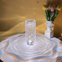 Romantic LED Rose Diamond Table Lamps For Bedroom