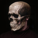 Halloween Movable Mouth Skull Mask Helmet Full Head