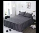 Bed Skirt Pillowcase 3 Woolly Bedsheet Bedding Set
