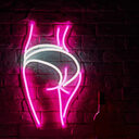 Acrylic Lady LED Neon Sign Lights Wall Hanging