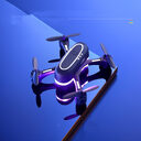 Mini Aerial Photography Gradient LED Remote Control Plane