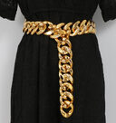 Ins Street Personality Metal Gold Thick Chain Wide