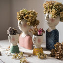 Greek Statue Pot Goddess Flower Pots Head Retro
