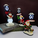 Christmas Gifts Resin Snowman Night Light Decoration Crafts