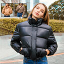 New Bread Coat Winter Warm Stand Collar Short